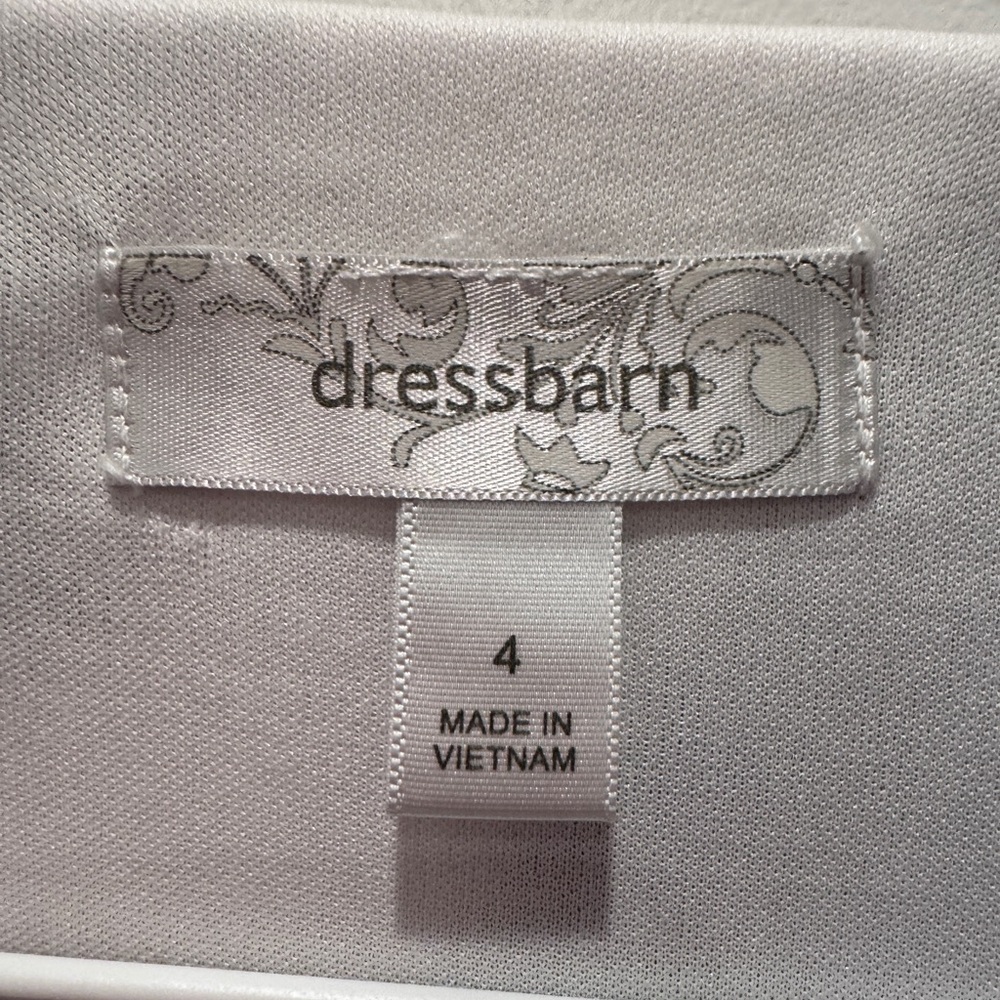 Dress Barn Size 4 Blue and White Swirl Mini Dress EXCELLENT CONDITION - Picture 8 of 10